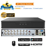 New [UND-16] 16CH Hybrid H.265/H.264 5in1 (TVI, AHD, CVI, Analog CVBS and IP) HD DVR w/ HDMI VGA Output Mobile-APP Motion Real Time Recording